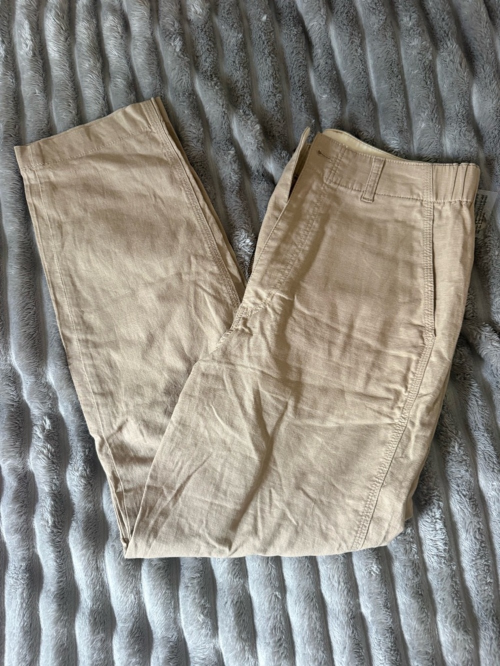 Uniqlo Women's Straight Leg Pants - Tan